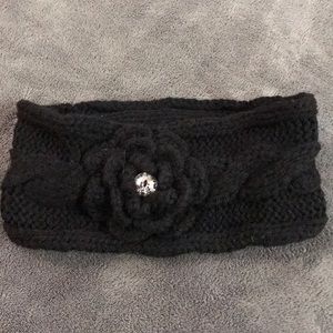 Black knit headwear!